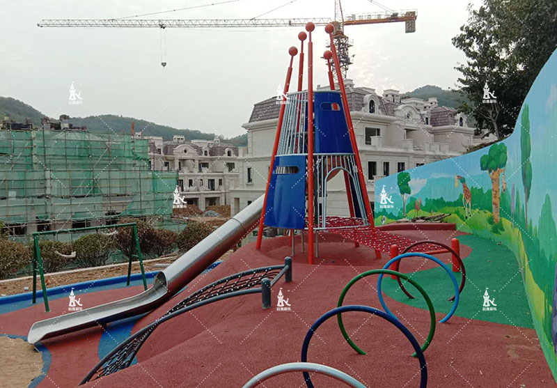 青島造型滑梯案例